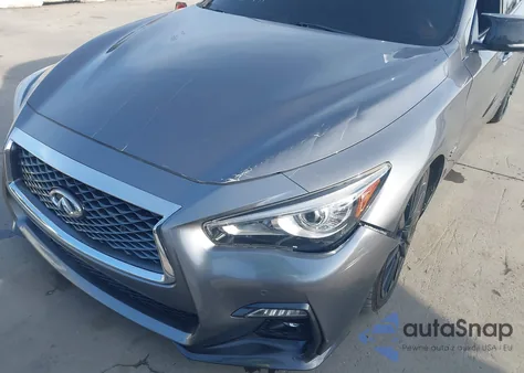 2020 Infiniti Q50 Red Sport 400 z USA, uszkodzony, nr VIN JN1FV7AP1LM630724